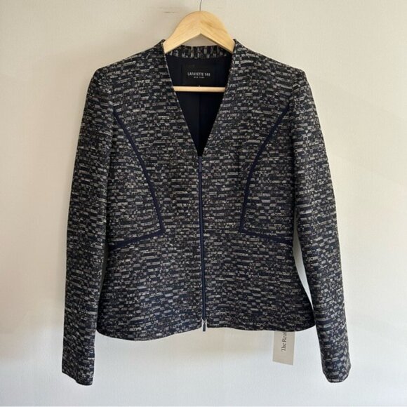 Lafayette 148 Tweed Pattern Jacket - Picture 3 of 10